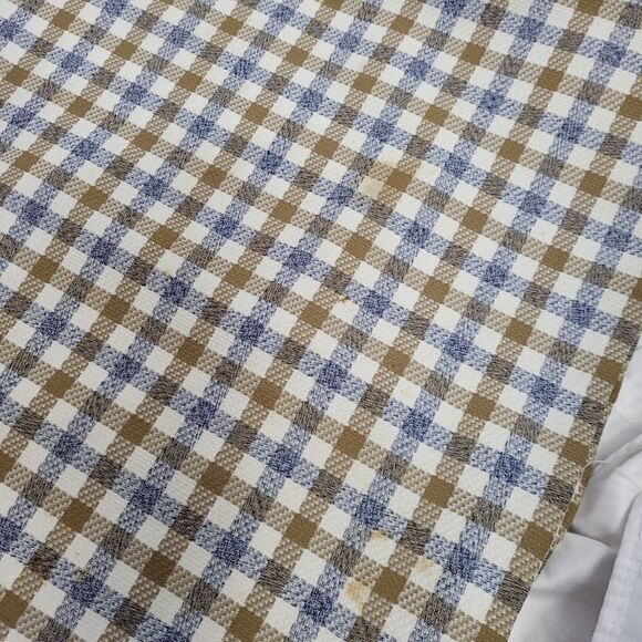 VINTAGE 70s plaid two piece shift dress and matching blazer XL - Picture 12 of 17